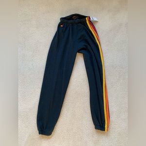 Aviator Nation 5 Stripe Sweatpants Size Small
